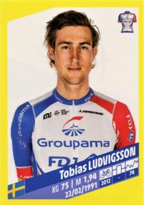 2019 Panini Tour de France #164 Tobias Ludvigsson Front